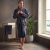 Super Smooth Cotton Bathrobe Men S Charcoal Grey